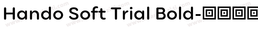 Hando Soft Trial Bold字体转换